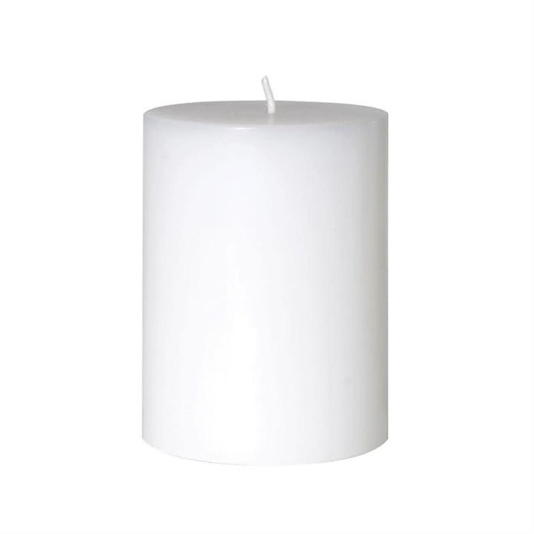 75 x 100mm White Pillar Candle