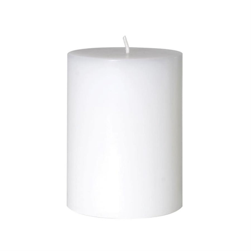 75 x 100mm White Pillar Candle
