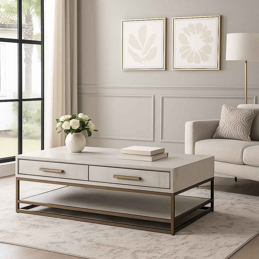 Belmont Bliss Squares Coffee Table
