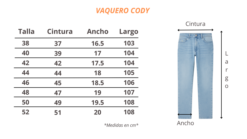 Regular Fit Stretch Cowboy Light Blue | Cody