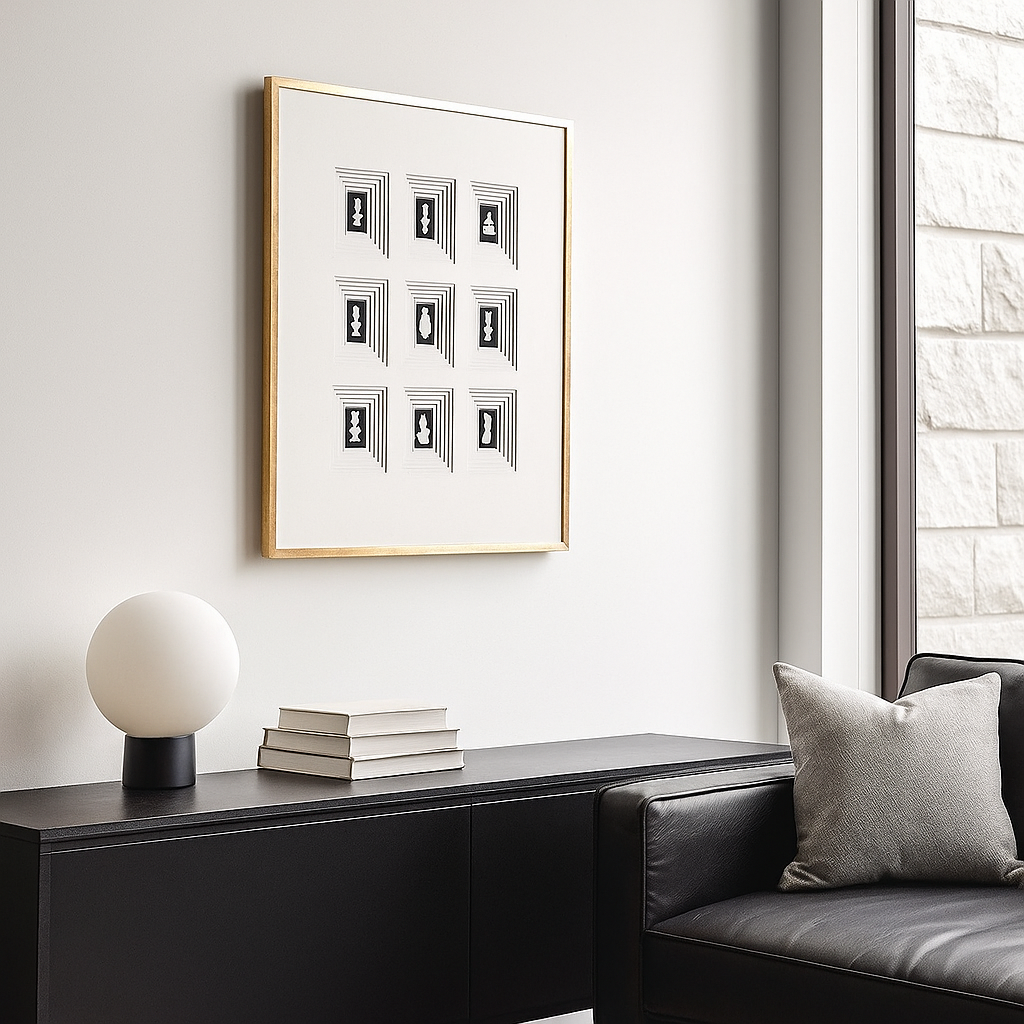 Elegant Miniature Bust Wall Art for Home Decor