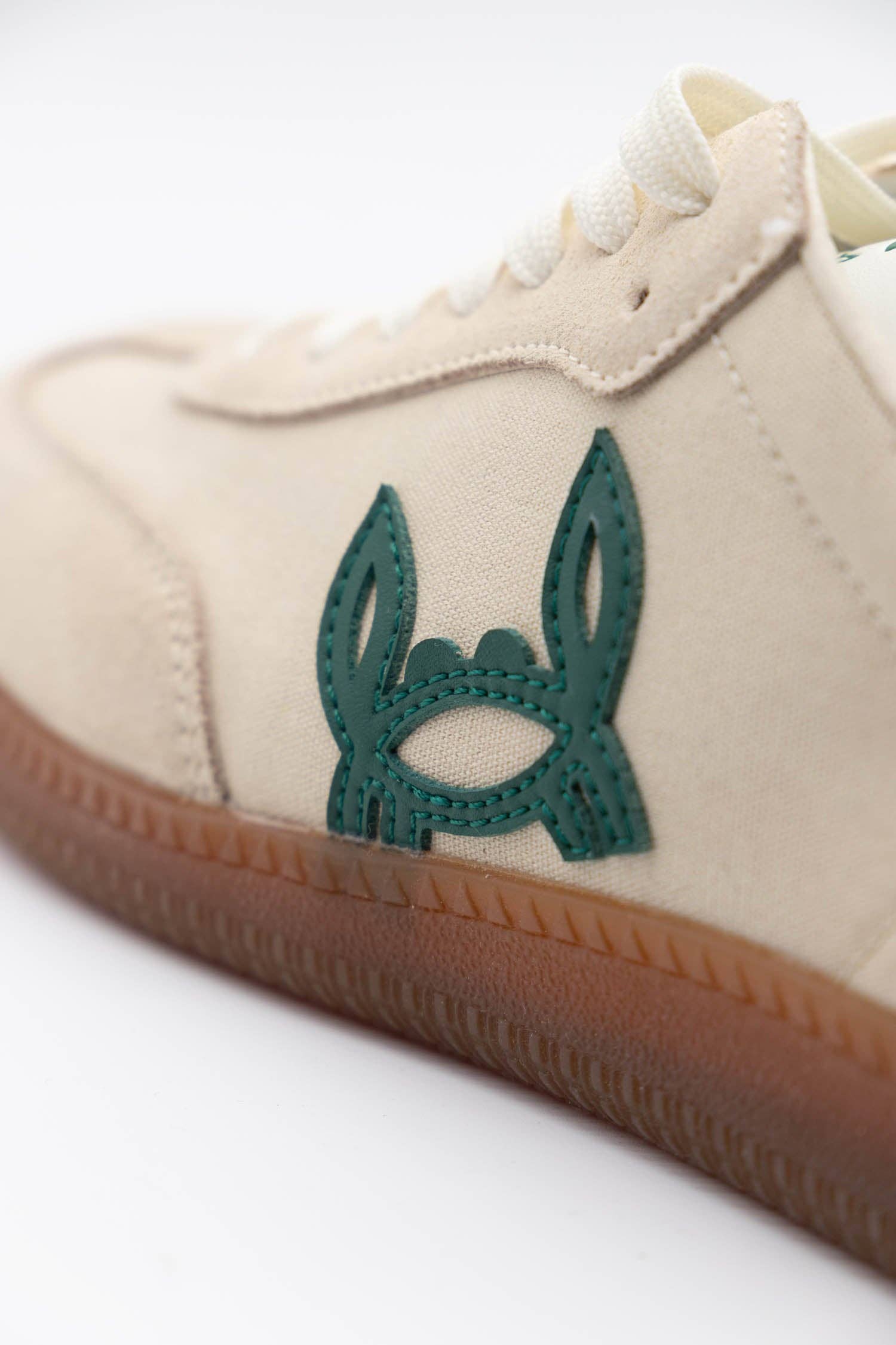 Light Beige Suede Casual Sneakers by Custi Mikelo with Interchangeable Laces