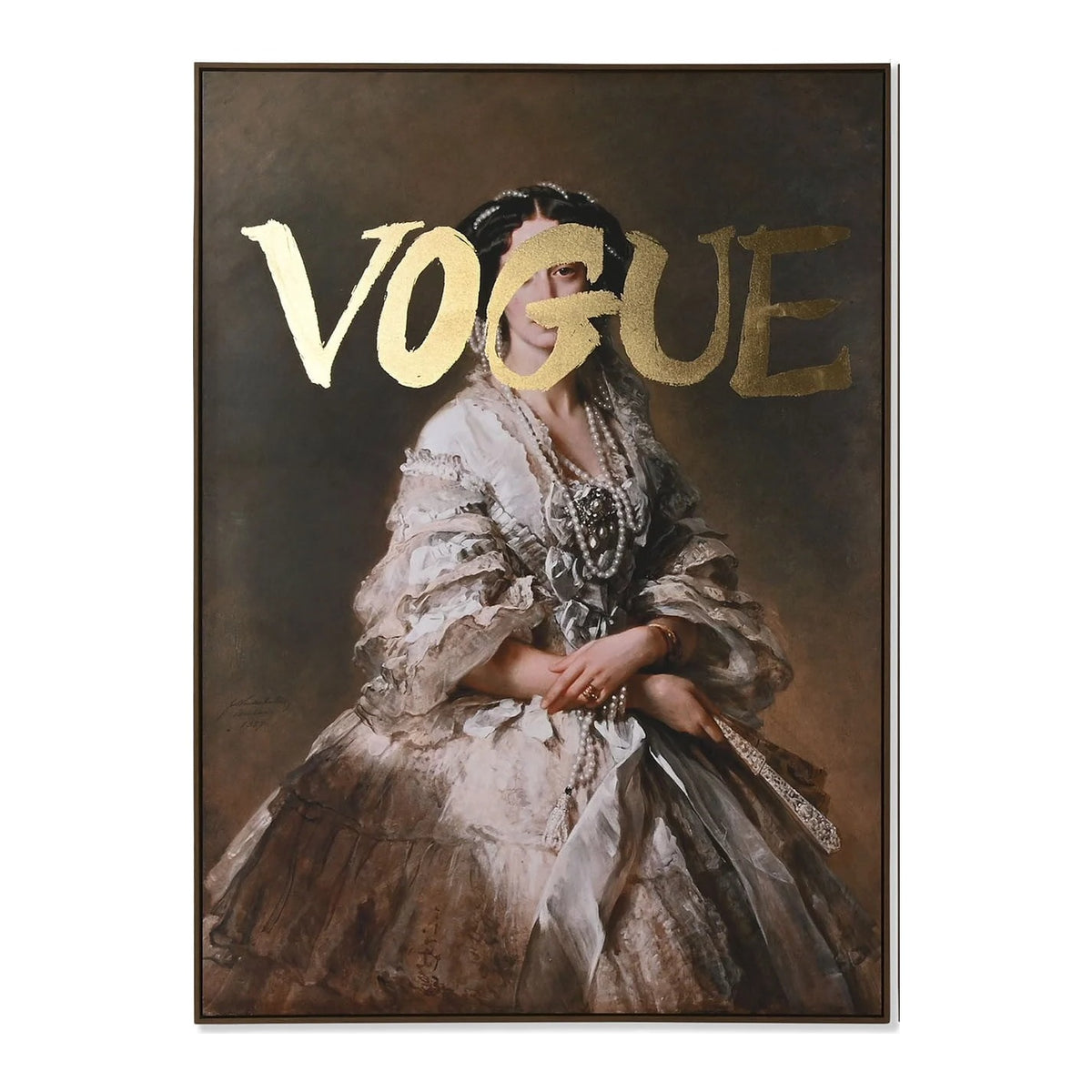 Gilded Lady Canvas Wall Art