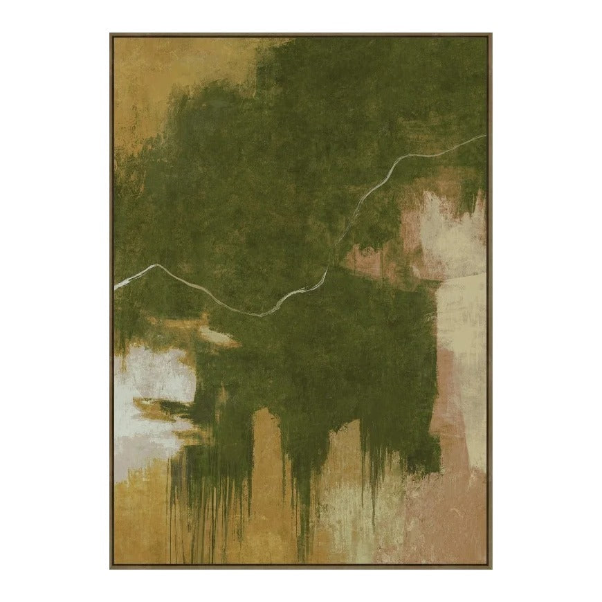 Fern Canopy Abstract Canvas Wall Art
