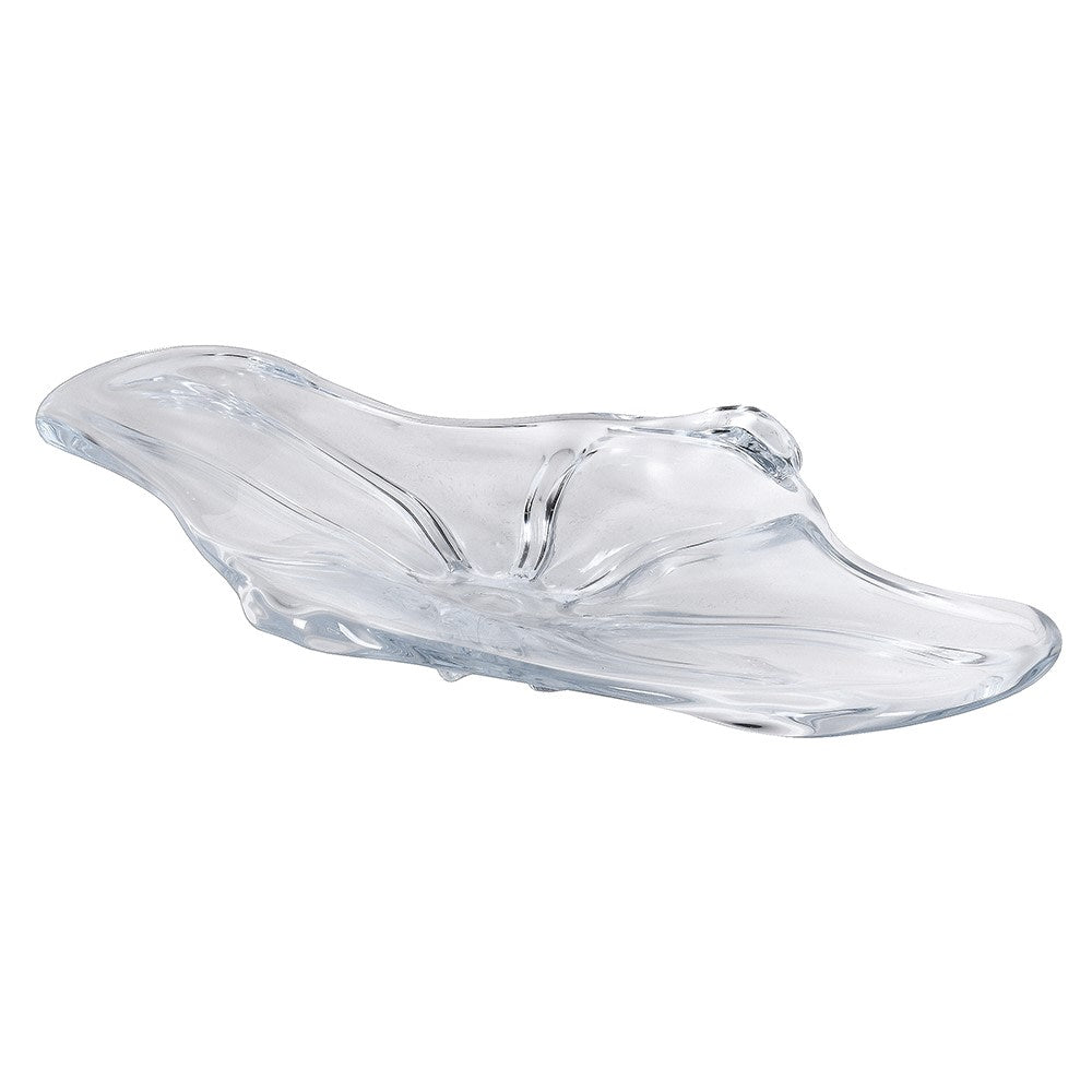 Abstract Wave Glass Plate