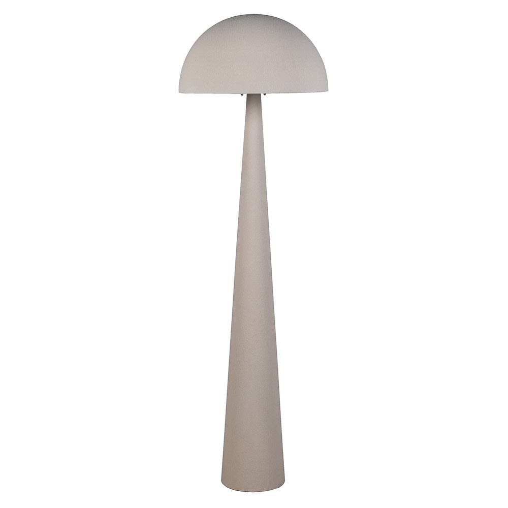 Mushroom Cement Wash Floor Lamp