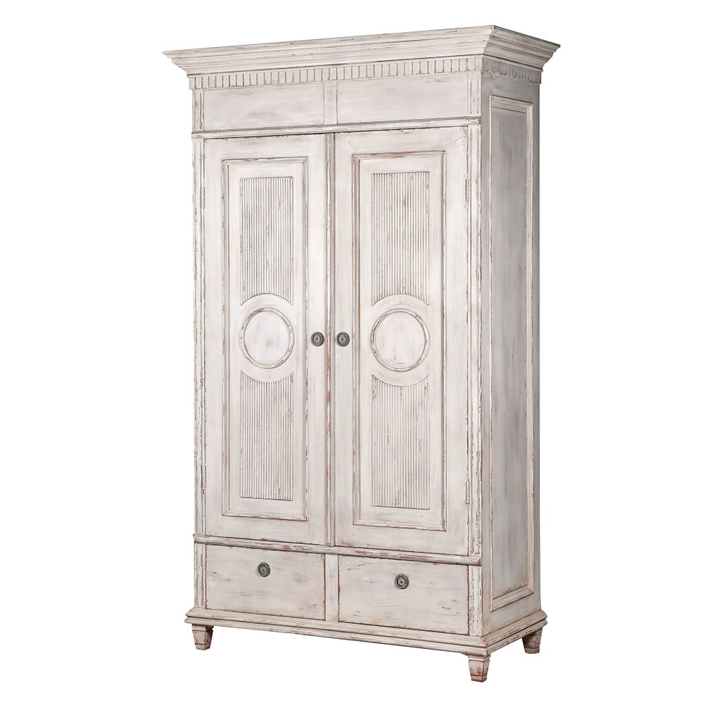 Rococo 2 Drawer Double Wardrobe