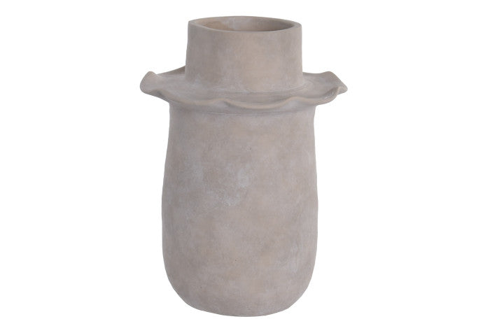 Terracotta Vase with Rim