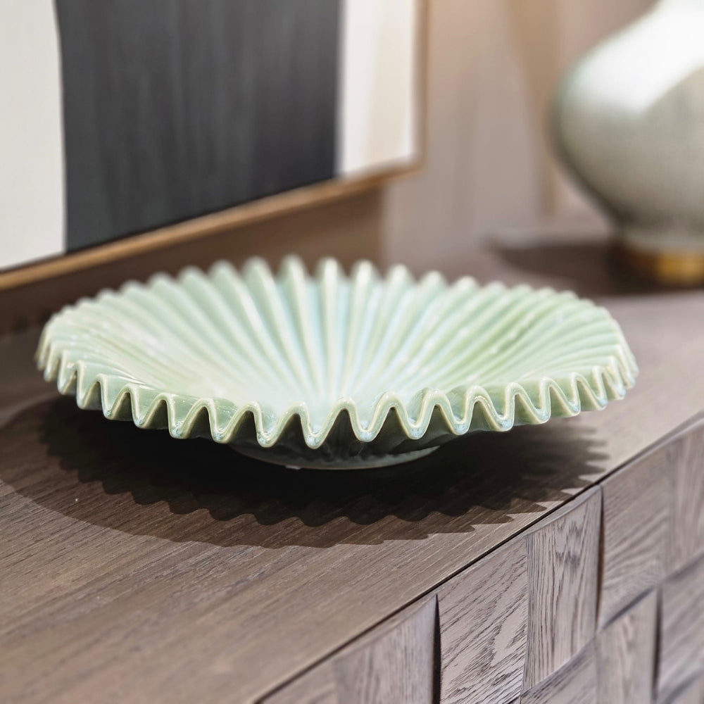 Celadon Ripple Bowl