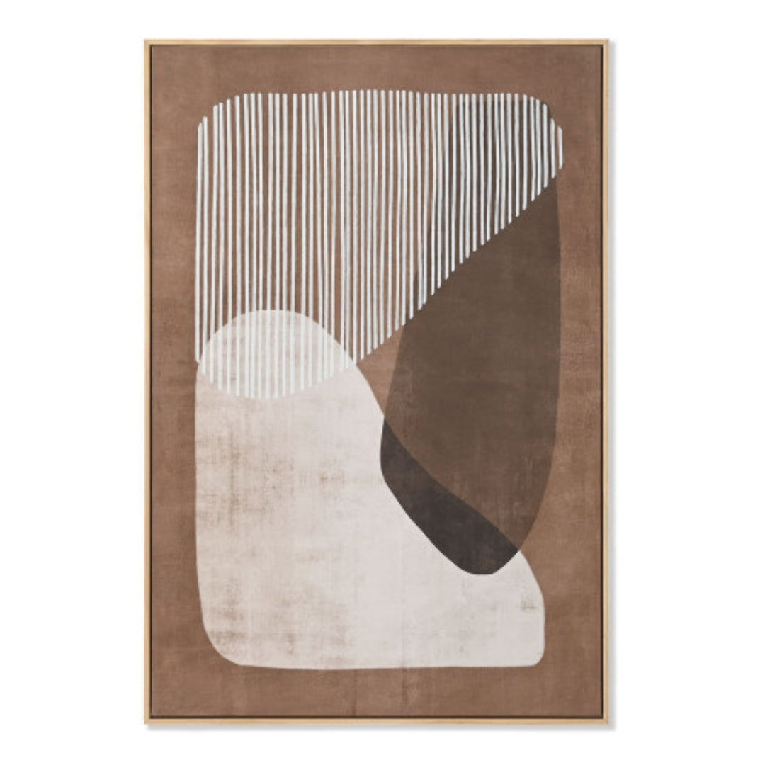 Wood Canvas Picture – Elegant Abstract Art