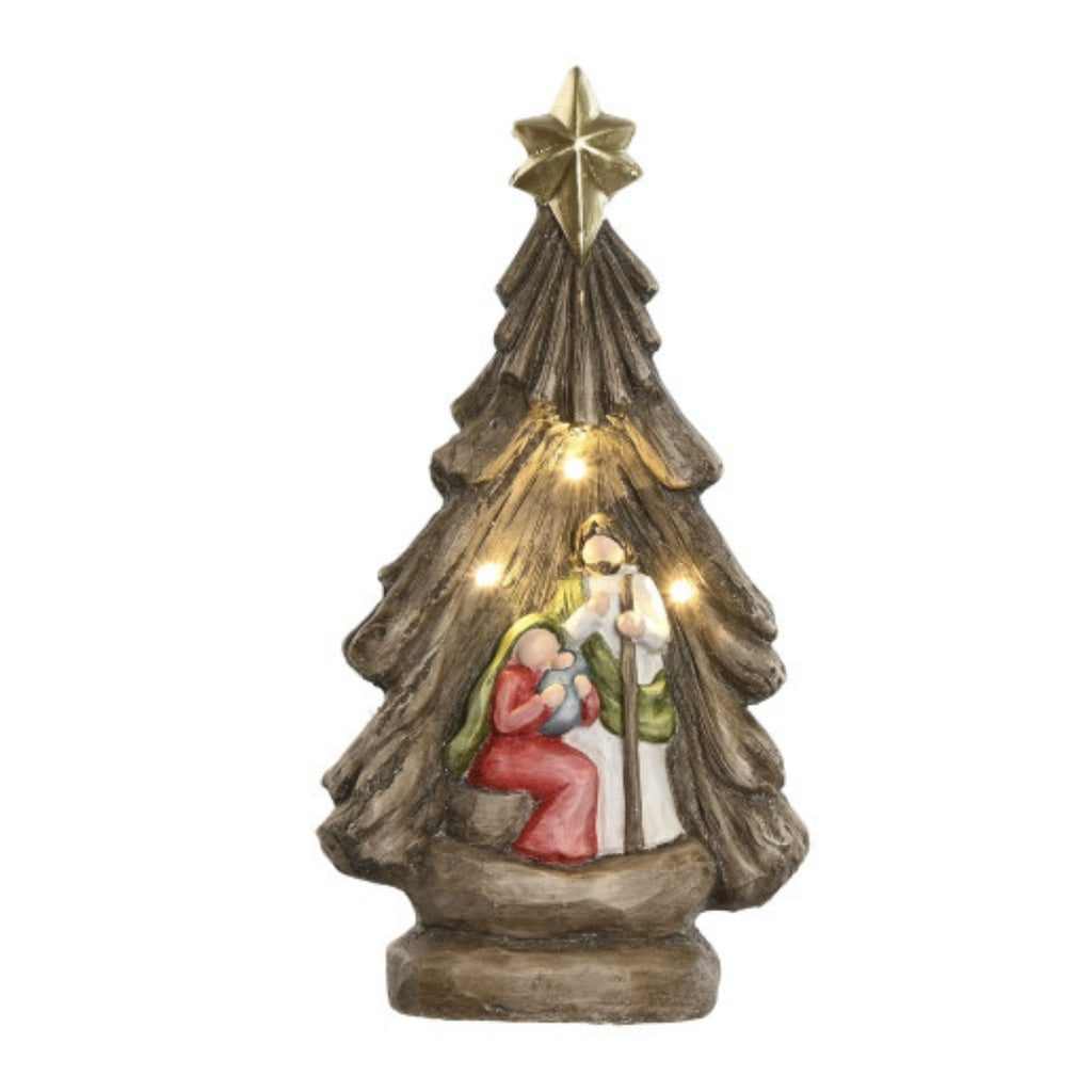 LED Birth in Xmas Tree - Festive Holiday Decor