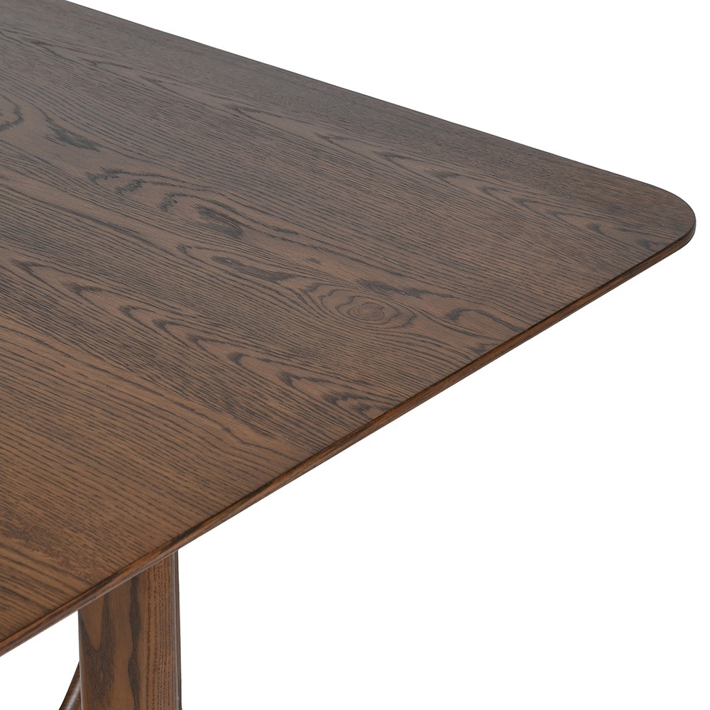 Elegant Ash Veneer Dining Table for Timeless Dining Experiences