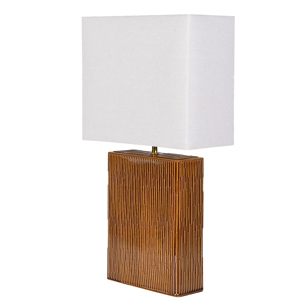 Toffee Block Table Lamp