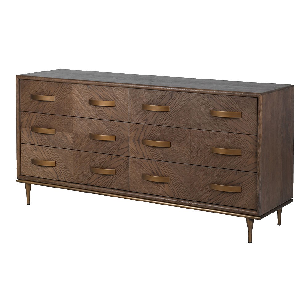 Hartlon 6 Drawer Sideboard