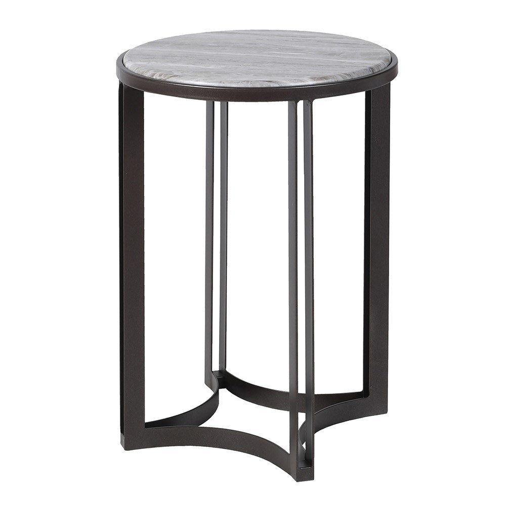 Marble Round Side Table