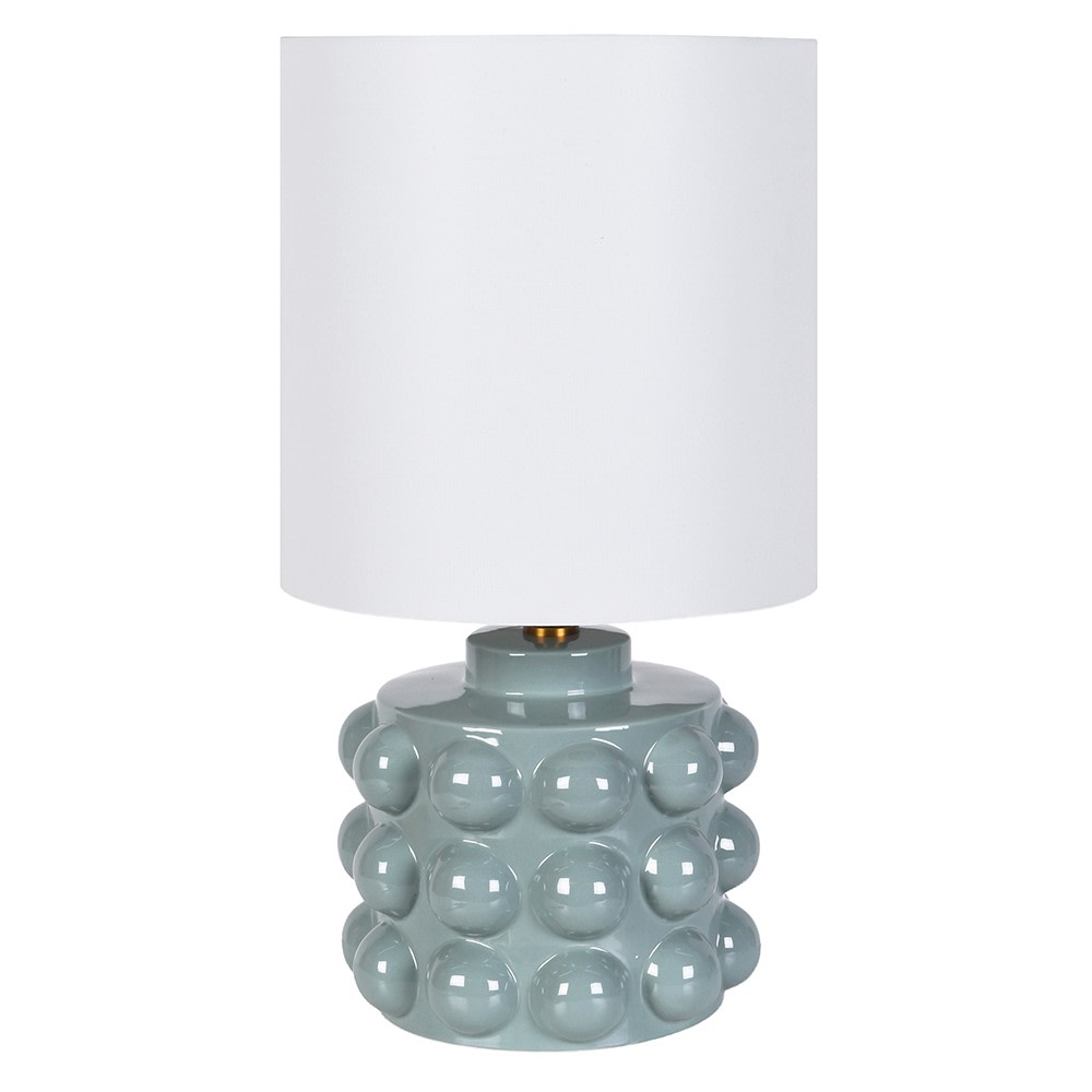 Celadon Glaze Bobble Table Lamp