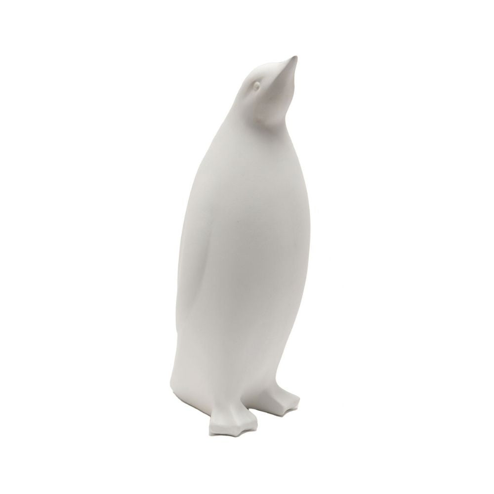 Penguin Ornament in White — Design A