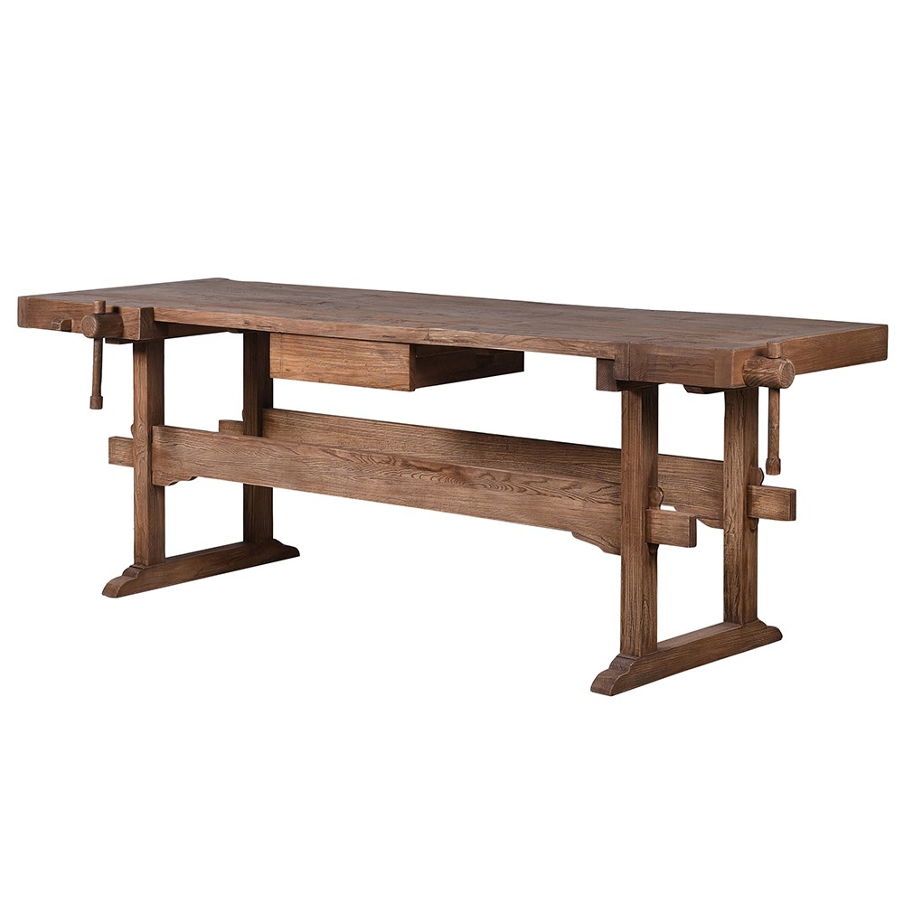 Reclaimed Elm Work Table