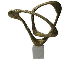 Abstract Aluminium and Marble Decoration