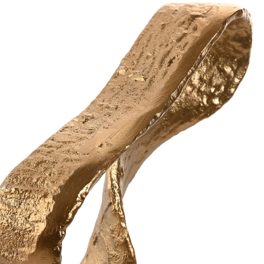 Abstract Aluminium & Marble Decorative Sculpture