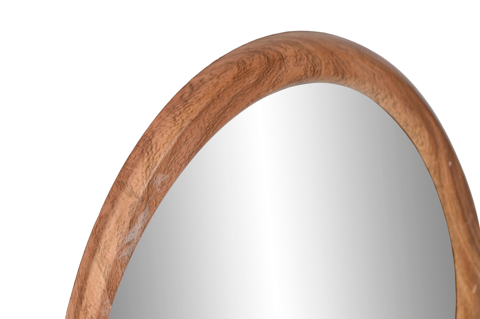 Abstract Mango Wood Mirror - LUXONAS