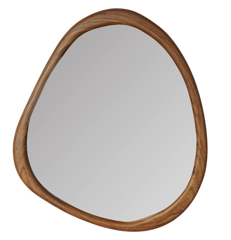 Abstract Mango Wood Mirror - LUXONAS