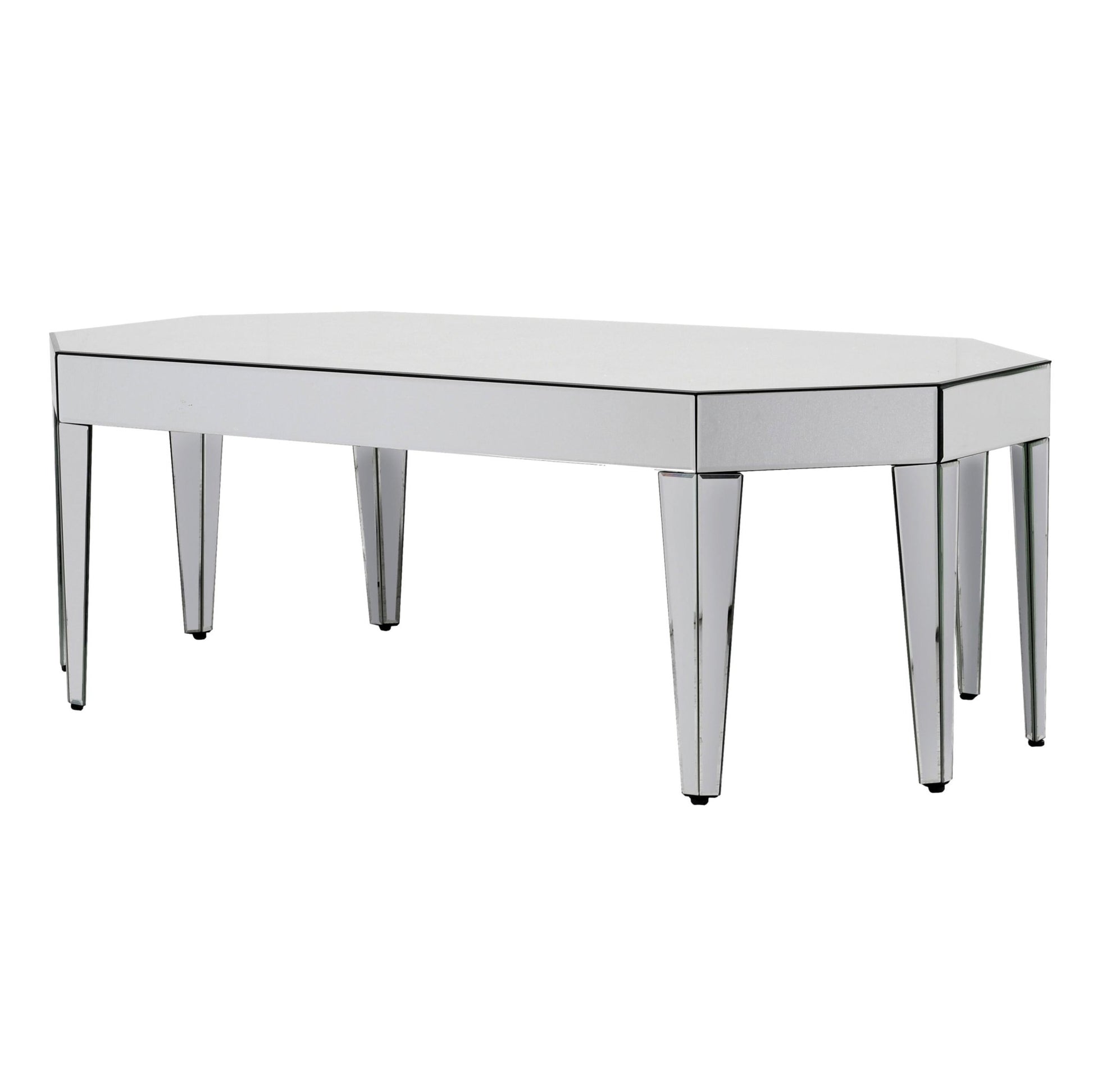 Abstract Mirrored Coffee Table