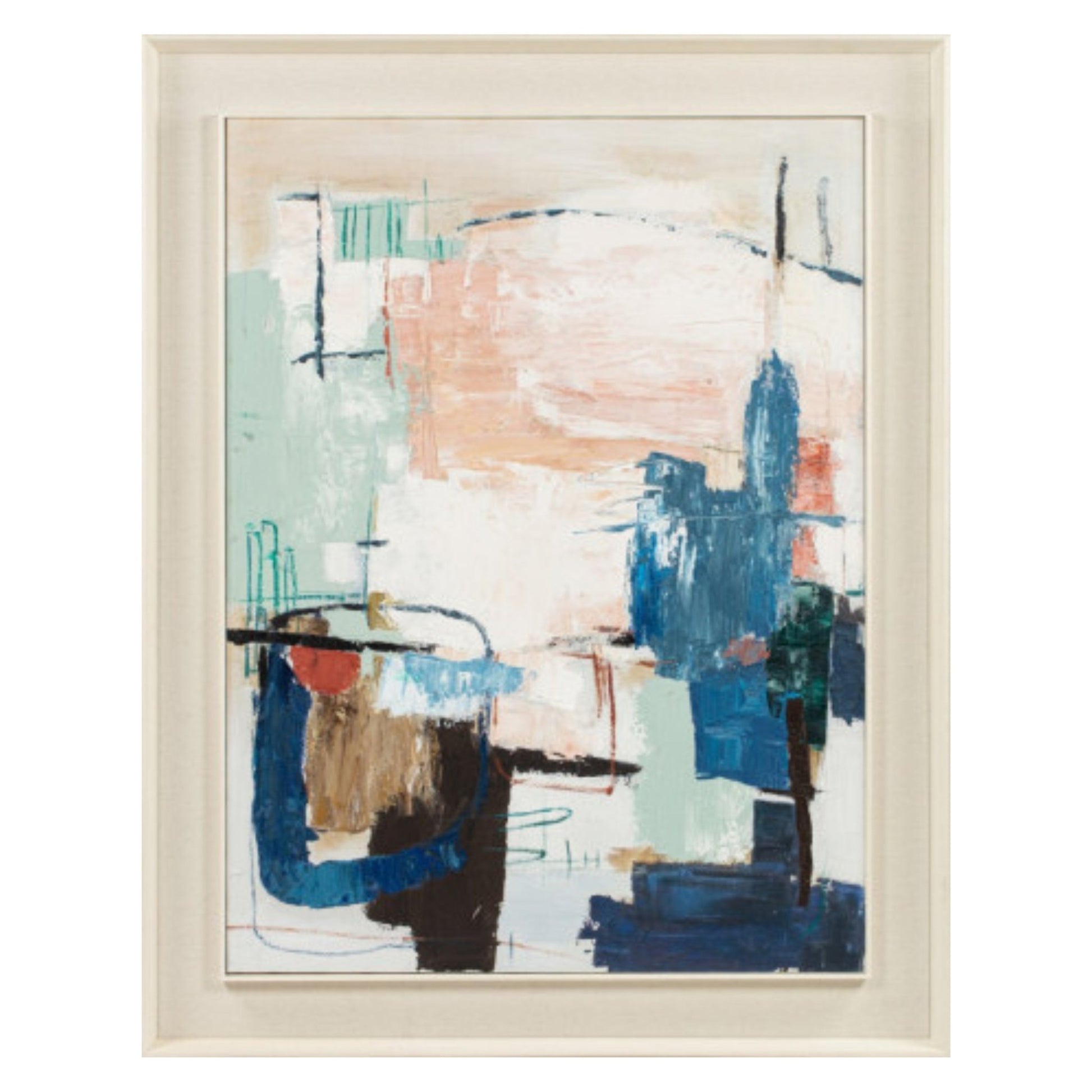 Abstract Picture with White Frame - LUXONAS