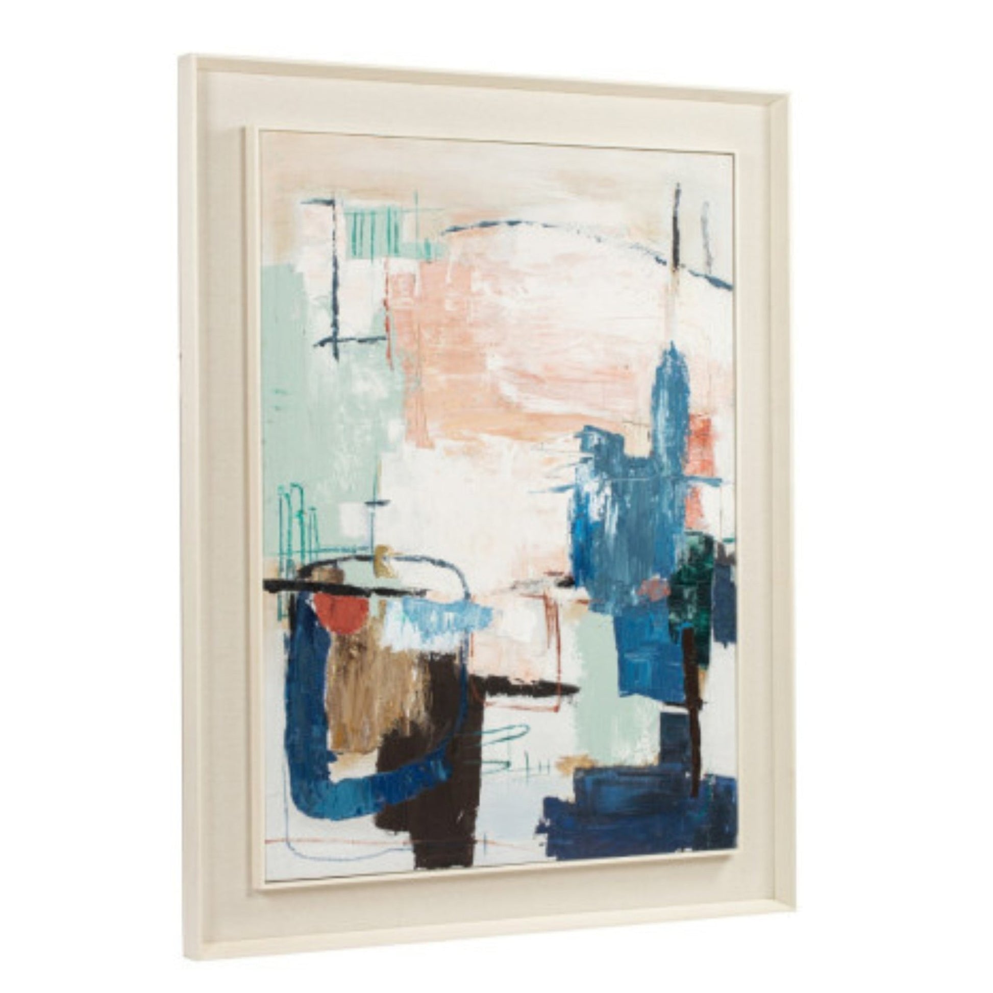 Abstract Picture with White Frame - LUXONAS