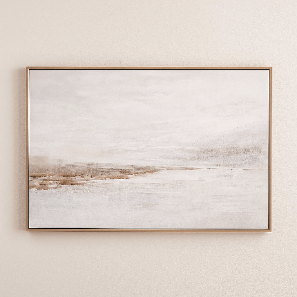 Abstract Wall Art Sea – Hand - Painted Canvas Decor - LUXONAS