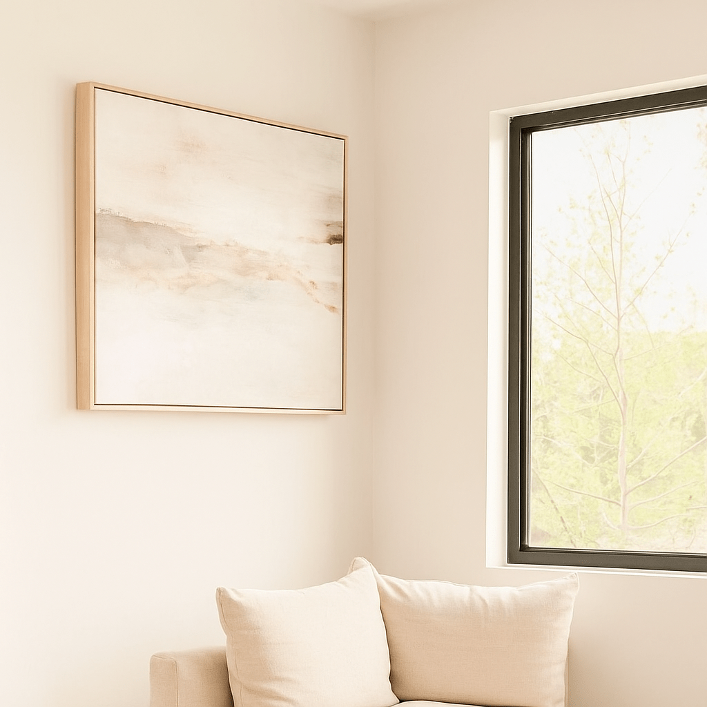 Abstract Wall Art Sky - Hand - Painted Canvas - LUXONAS