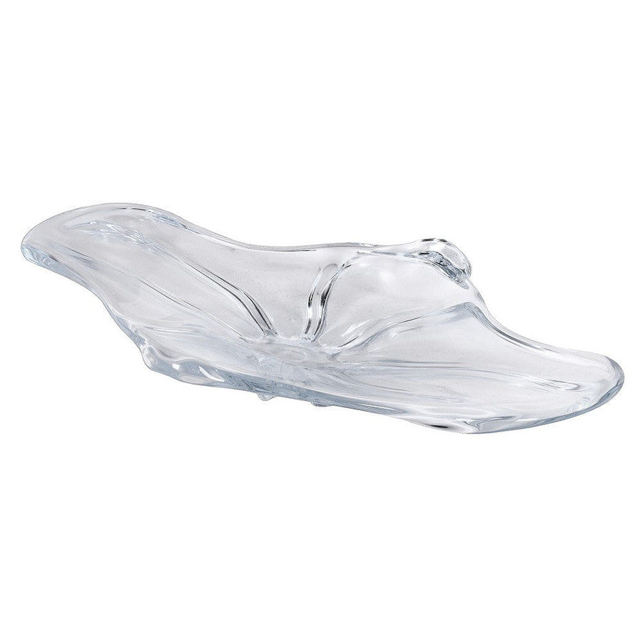 Abstract Wave Glass Plate