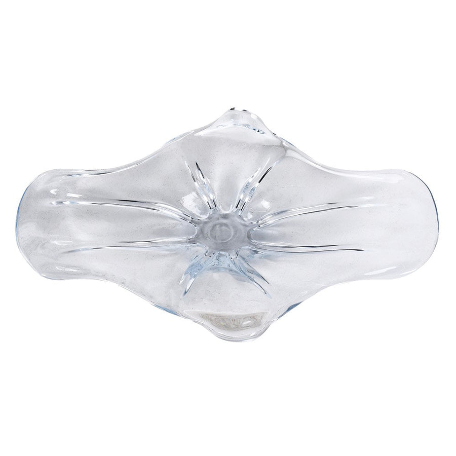 Abstract Wave Glass Plate