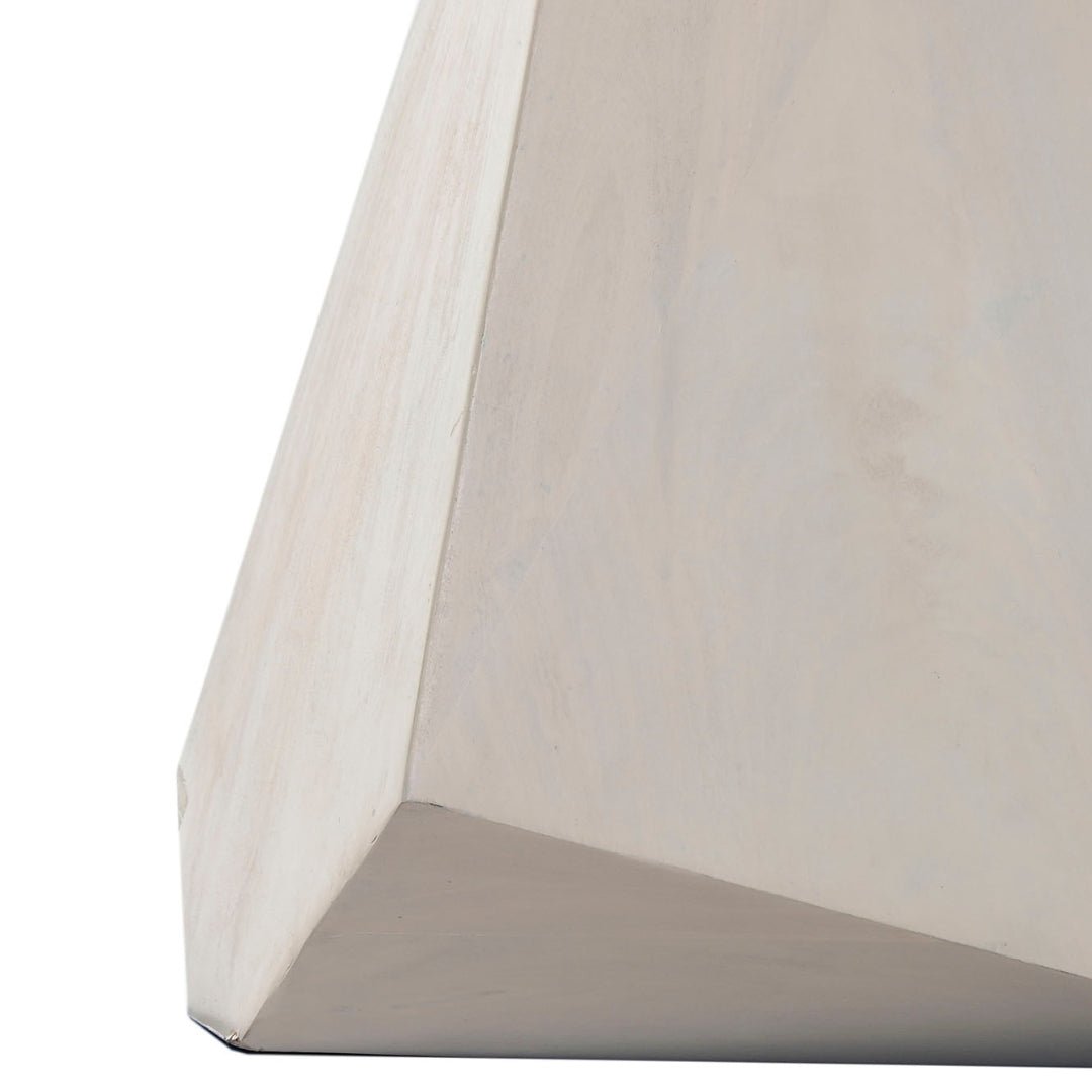 Abstract White Mango Dining Table - LUXONAS