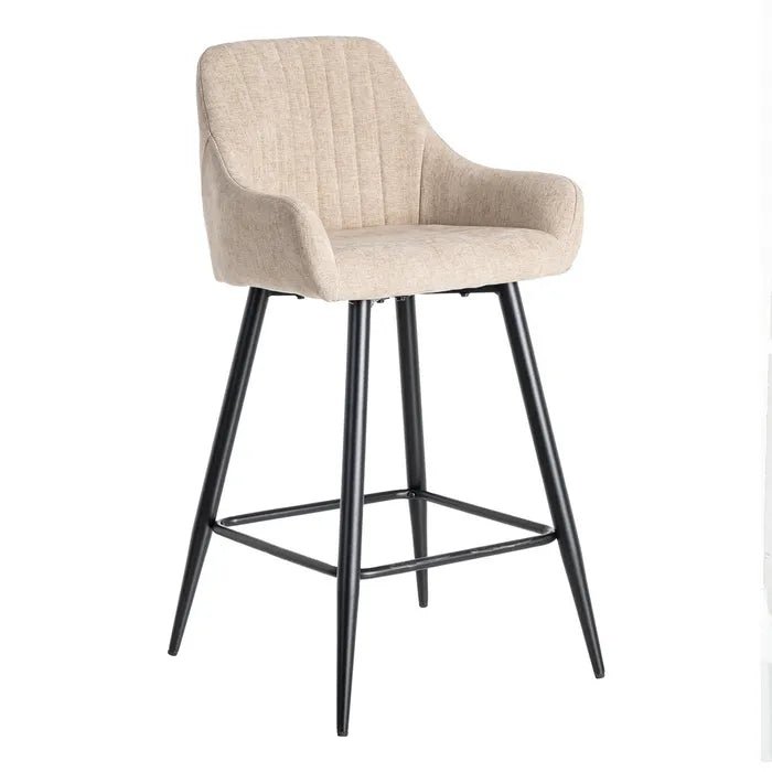 Aero Beige Stool - Stylish and Comfortable Seating for Any Space - LUXONAS