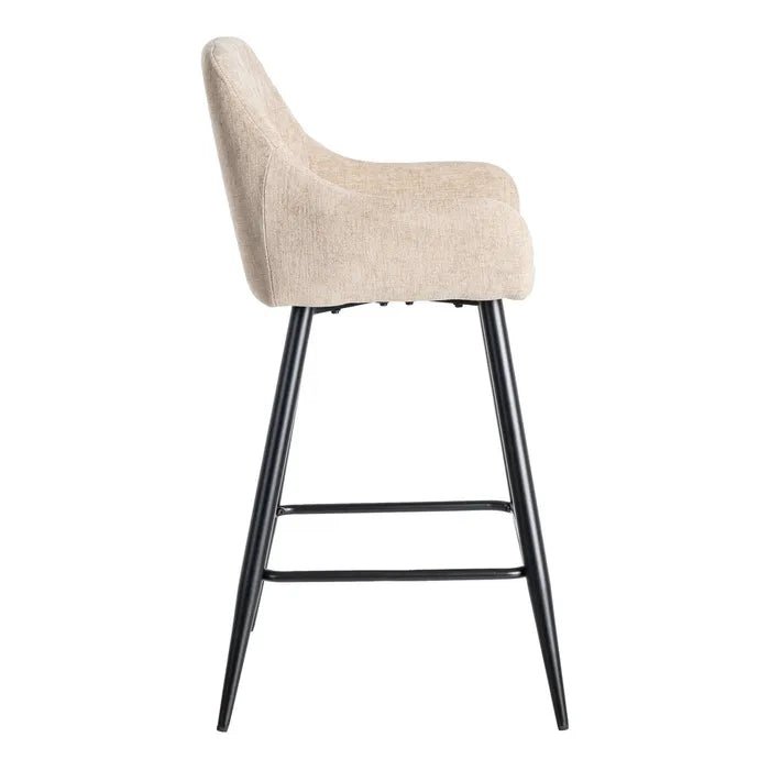 Aero Beige Stool - Stylish and Comfortable Seating for Any Space - LUXONAS