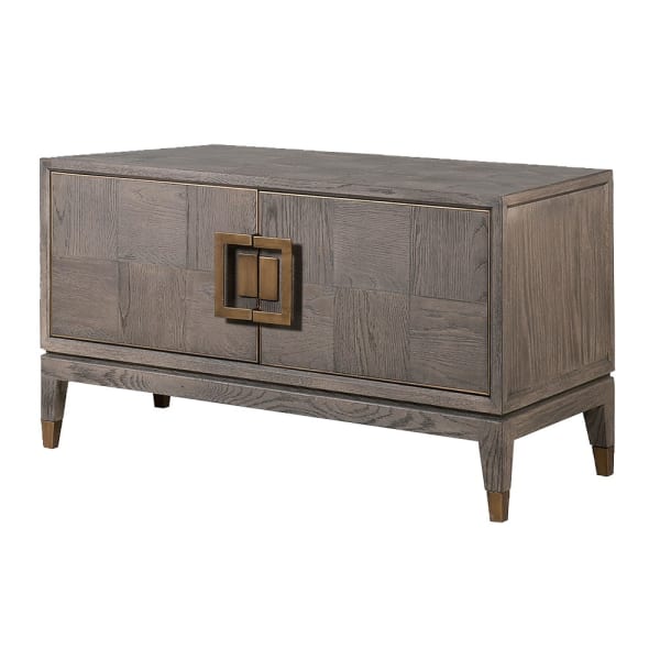 Agartha Taupe 2 Door TV Unit - LUXONAS
