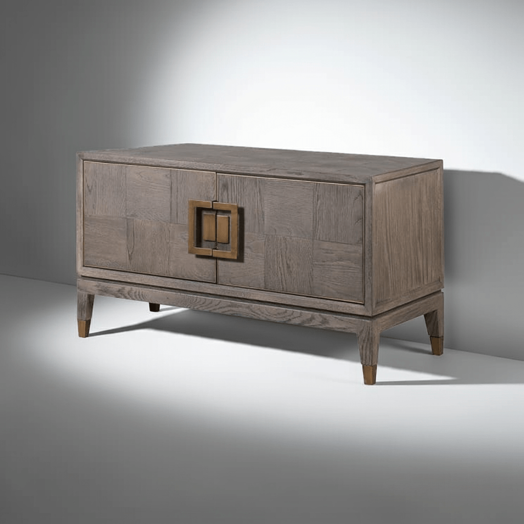 Agartha Taupe 2 Door TV Unit - LUXONAS