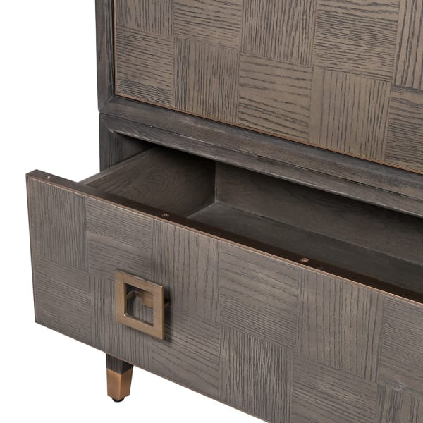 Agartha Taupe 2 Door Wardrobe - LUXONAS