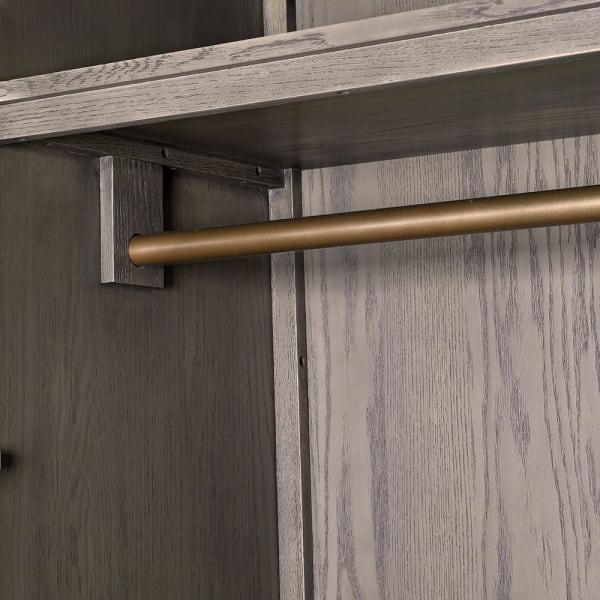 Agartha Taupe 2 Door Wardrobe - LUXONAS