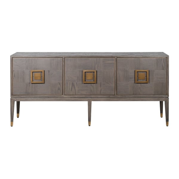 Agartha Taupe 3 Door Buffet Sideboard
