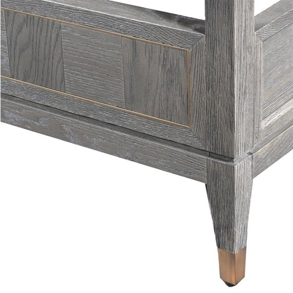 Agartha Taupe Four Poster King - size Bed - LUXONAS