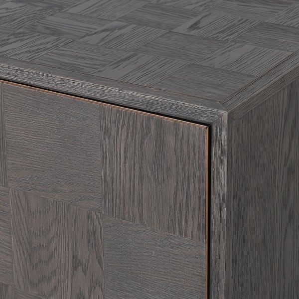 Agartha Taupe Square 2 Door Cabinet - LUXONAS