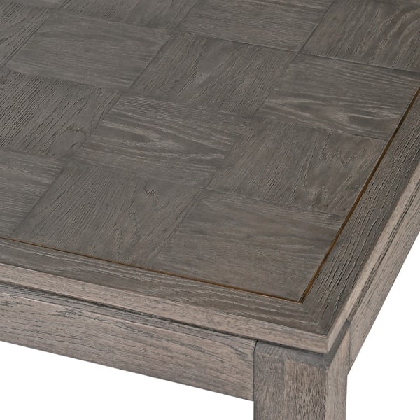Agartha Taupe Square Dining Table - LUXONAS