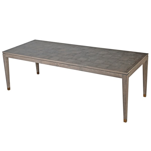 Agartha Taupe Square Dining Table - LUXONAS