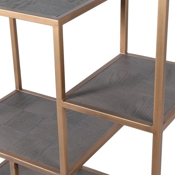 Agartha Taupe Square Shelf Unit - LUXONAS