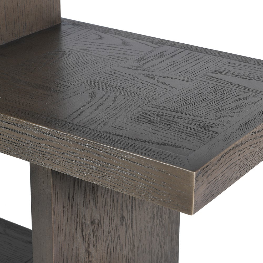 Agartha Taupe Squares 8 Door Bookcase - LUXONAS