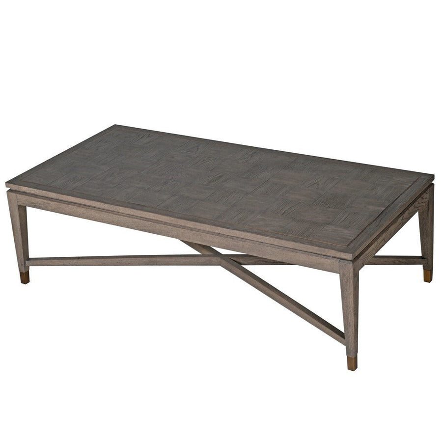Agartha Taupe Squares Coffee Table