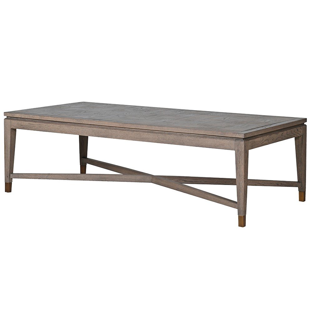 Agartha Taupe Squares Coffee Table - LUXONAS