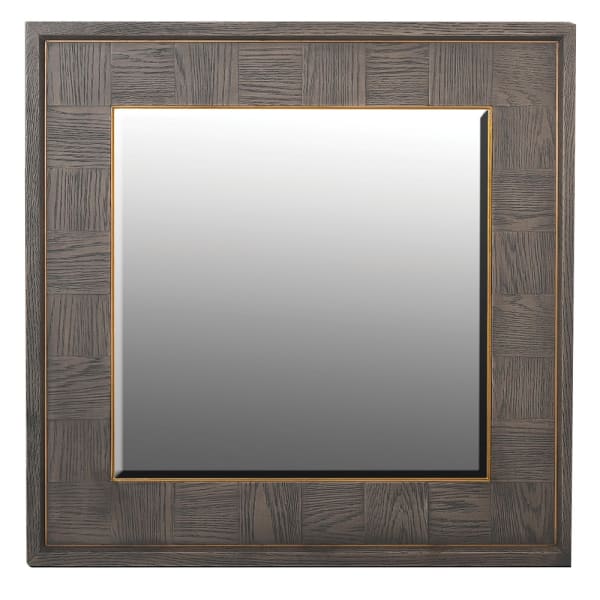 Agartha Taupe Squares Mirror